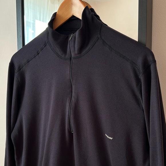 Vintage Y2K Patagonia 1/2 zip base layer sweater pullover gorpcore fleece - Picture 2 of 12